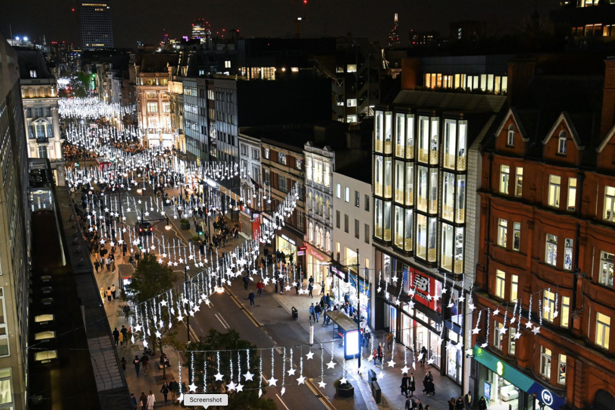 Oxford Street Christmas lights